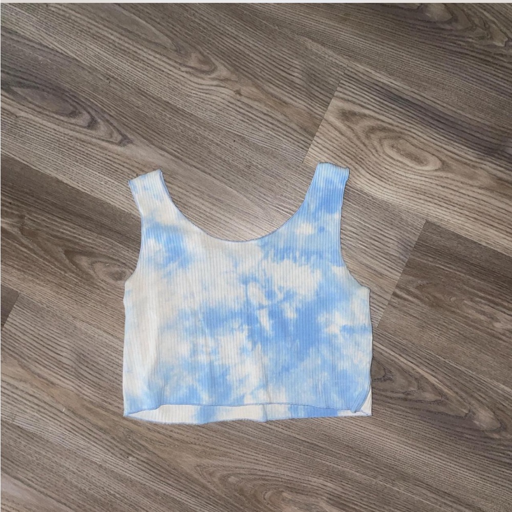 Tie dye cropped tank